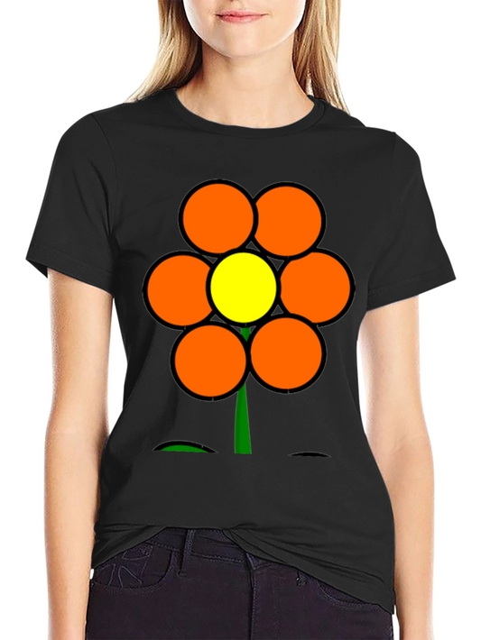 Retro Flower Power T-Shirt - Groovy 70s Style
