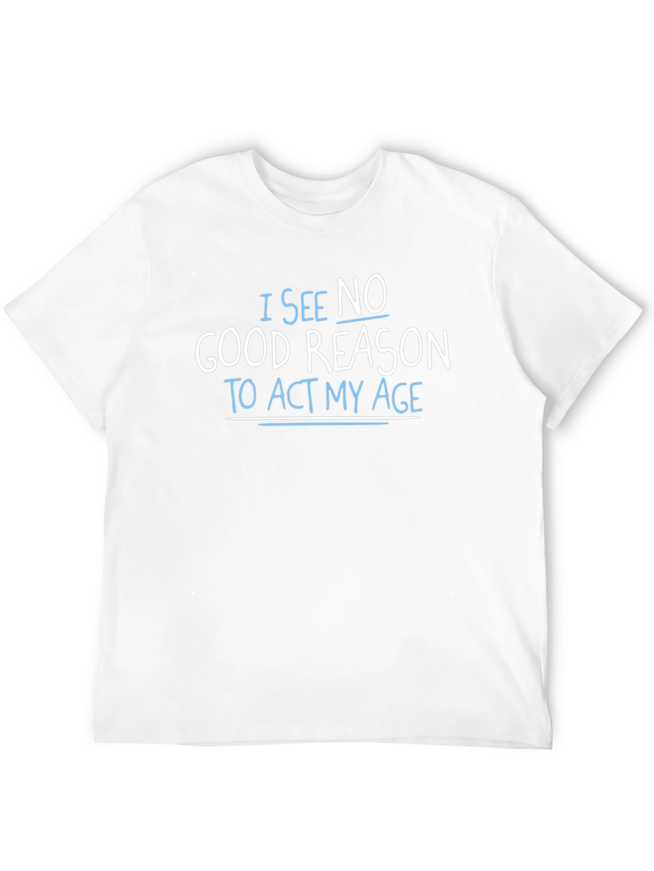 Funny Age Saying Black T-Shirt