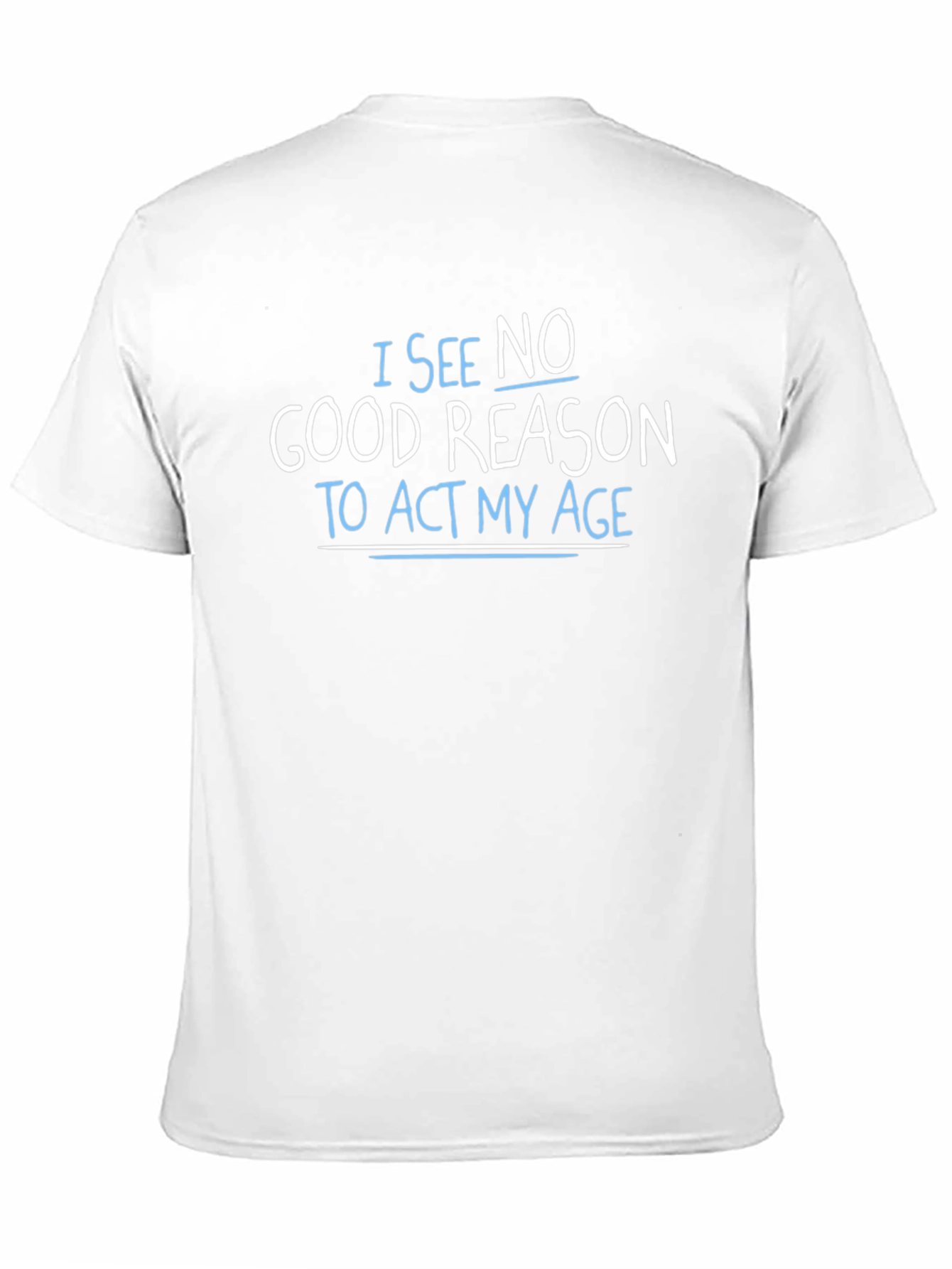 Funny Age Saying Black T-Shirt