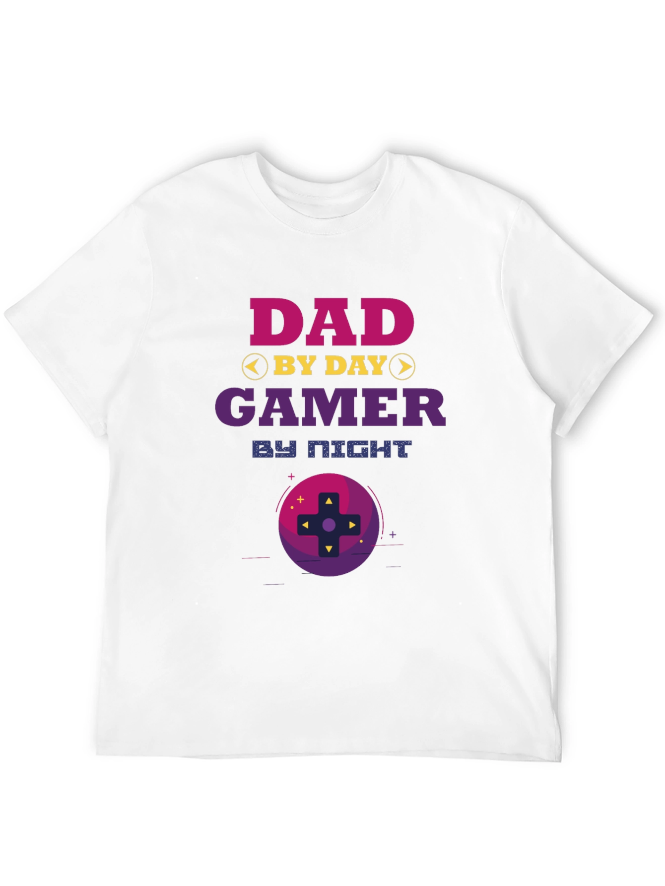 Dad By Day Gamer By Night Graphic Tee