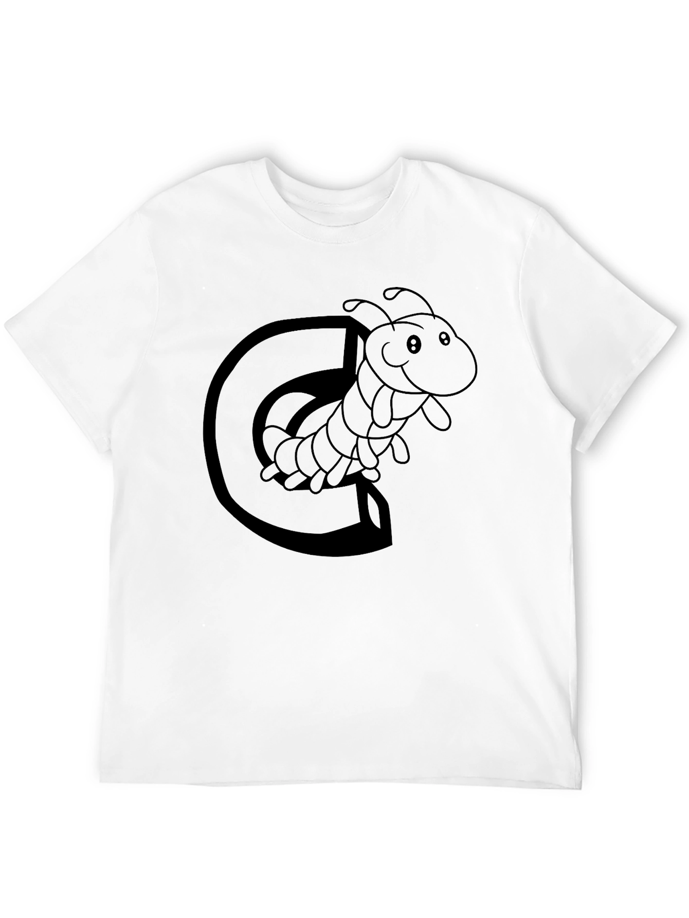 Caterpillar Letter C Black T-Shirt