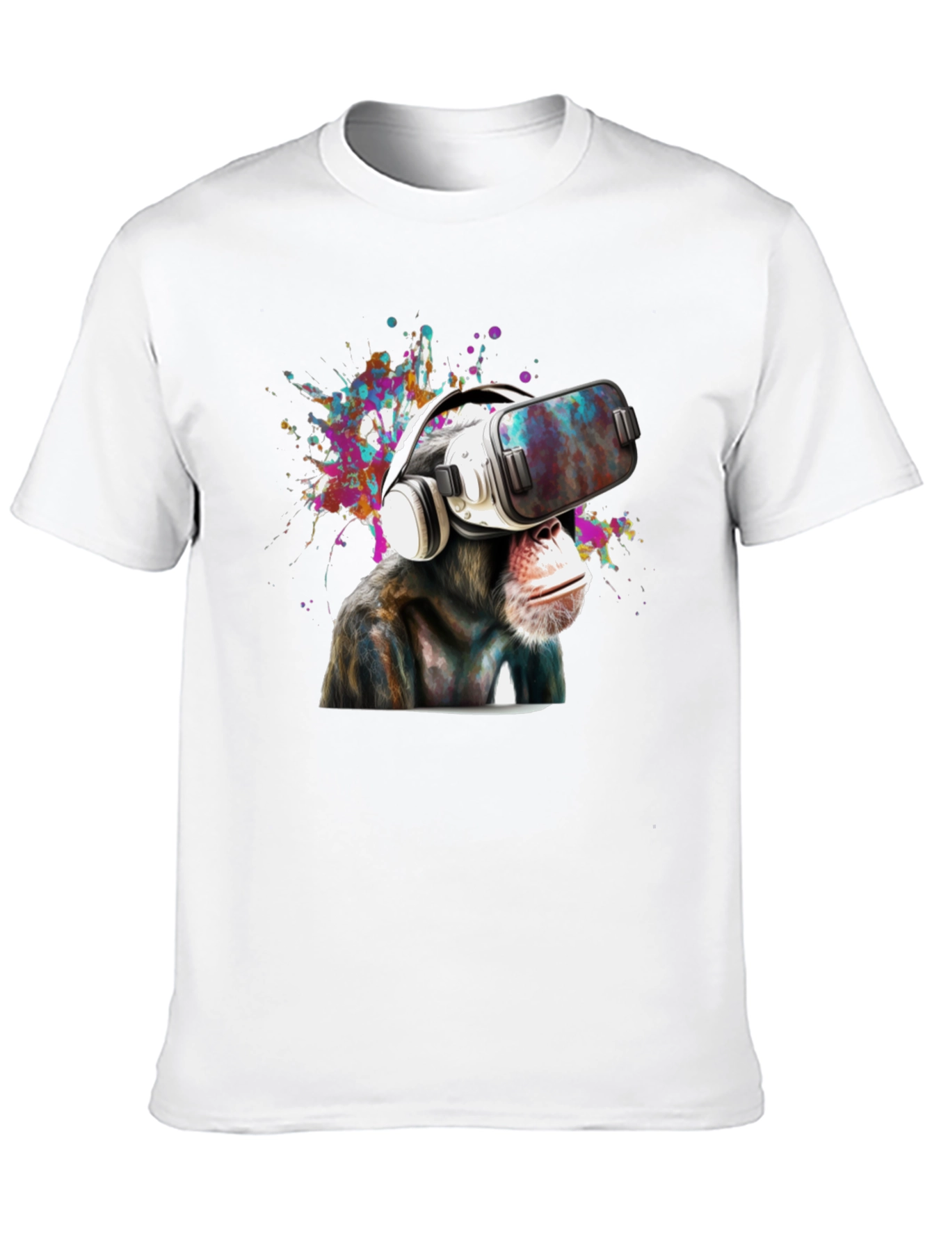 VR Monkey Graphic Tee - Cool Gamer T-Shirt