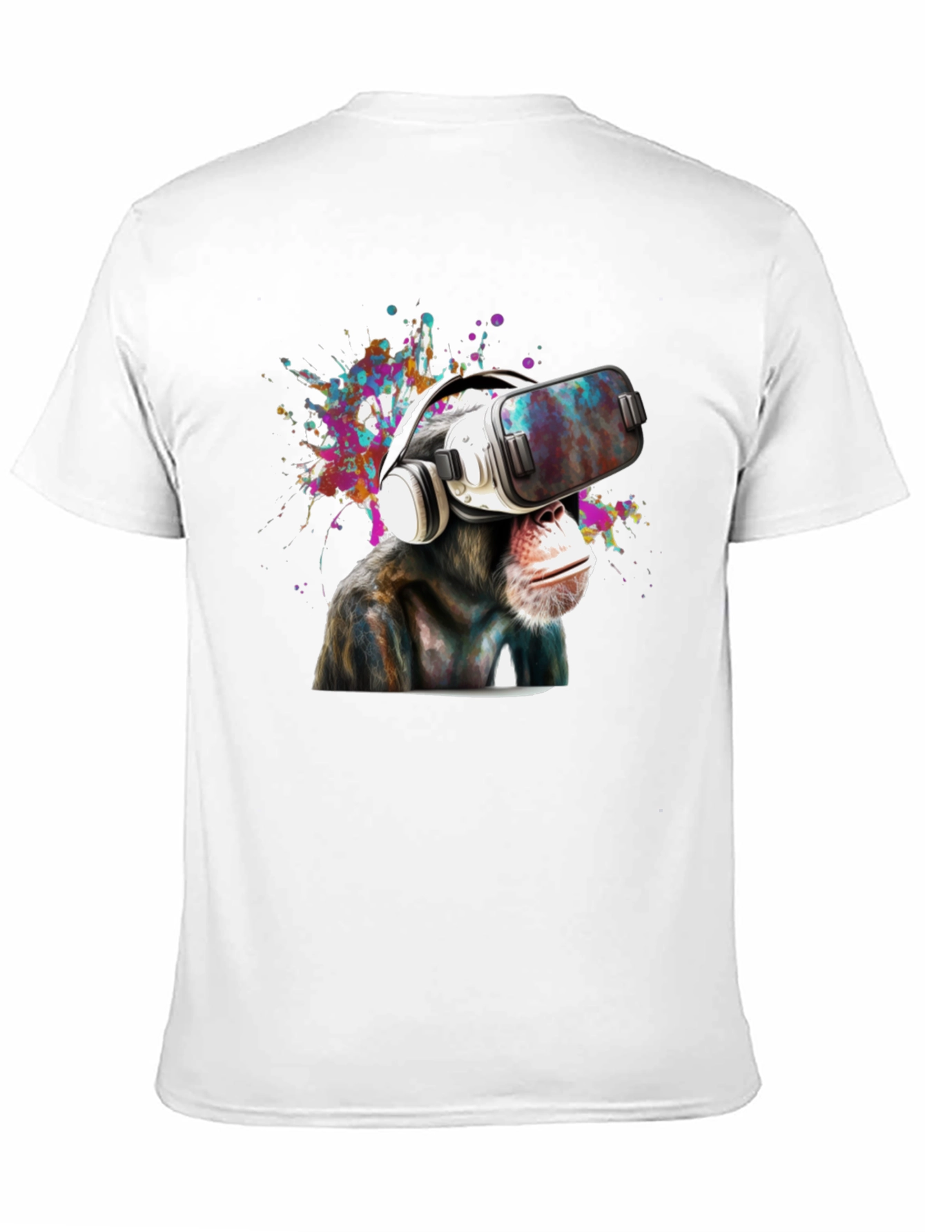 VR Monkey Graphic Tee - Cool Gamer T-Shirt