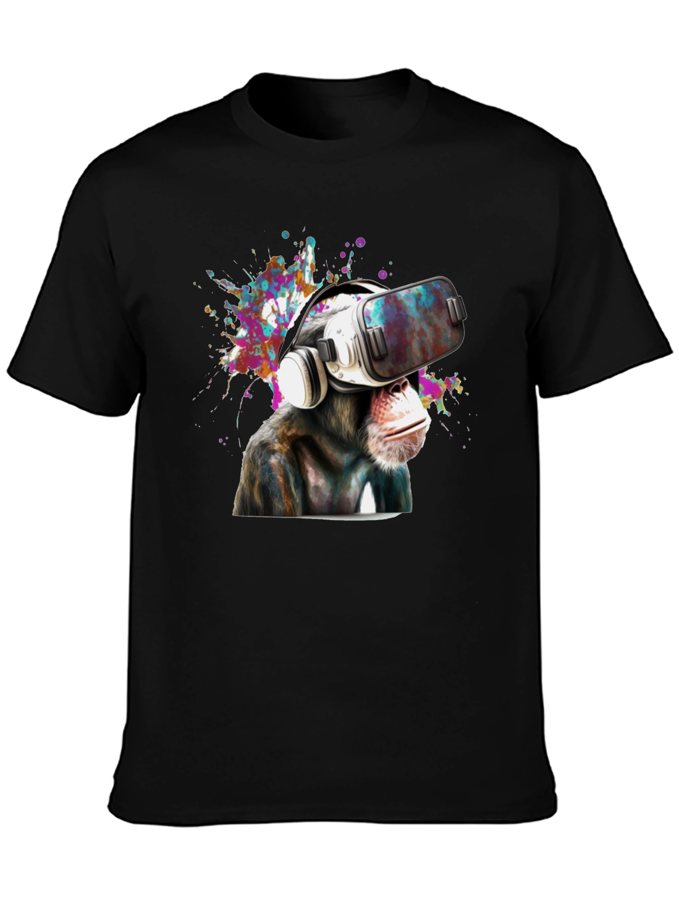 VR Monkey Graphic Tee - Cool Gamer T-Shirt