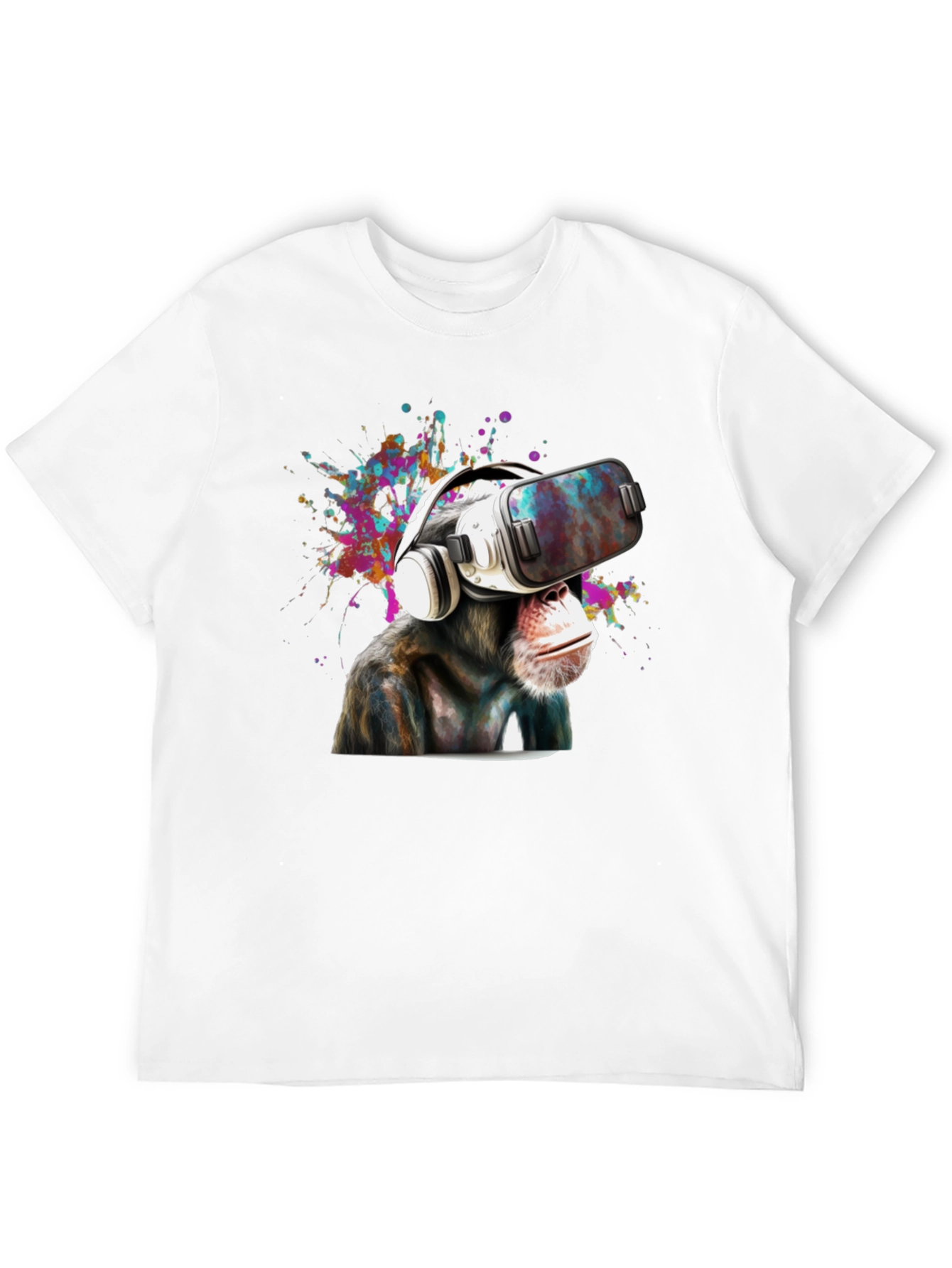 VR Monkey Graphic Tee - Cool Gamer T-Shirt
