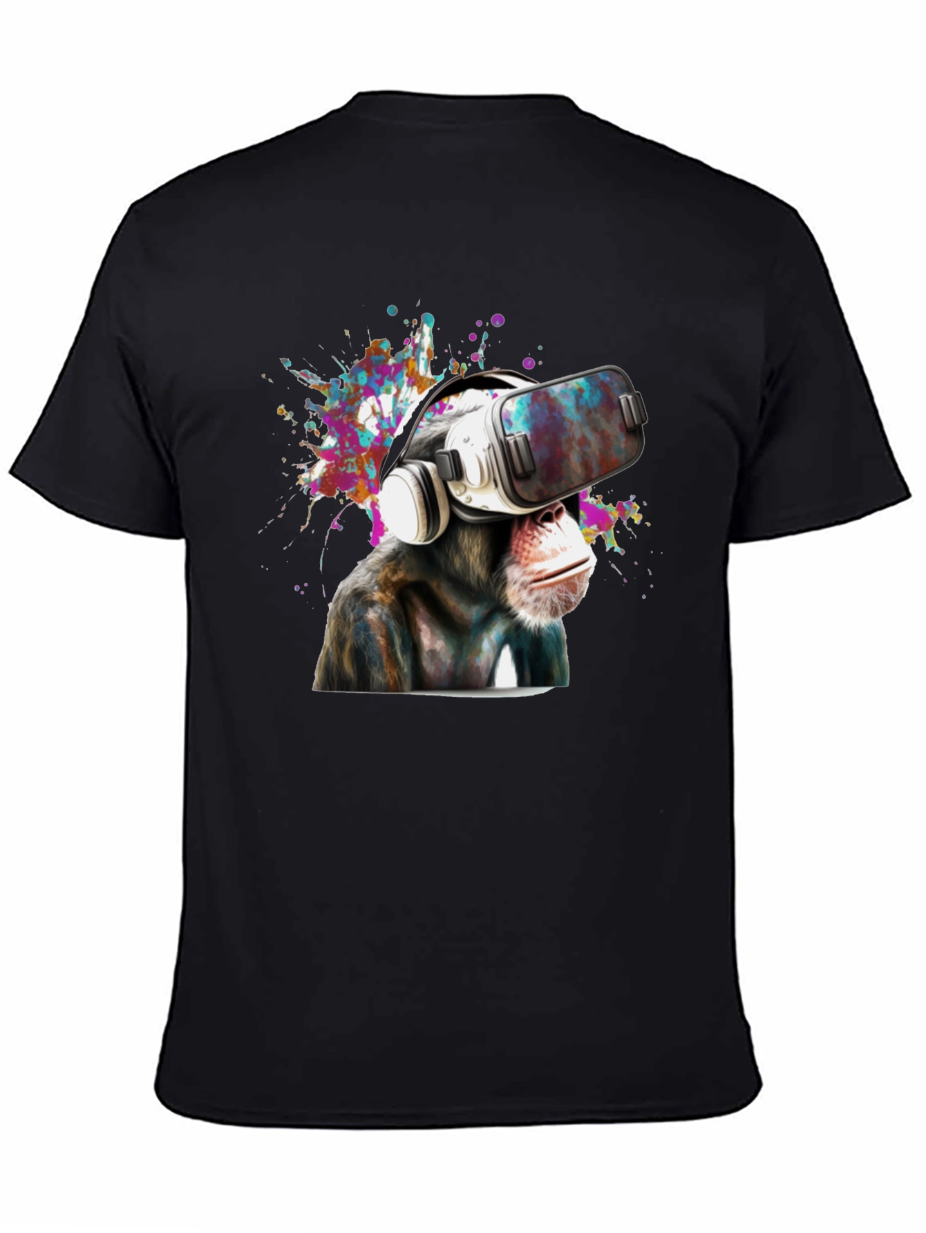VR Monkey Graphic Tee - Cool Gamer T-Shirt
