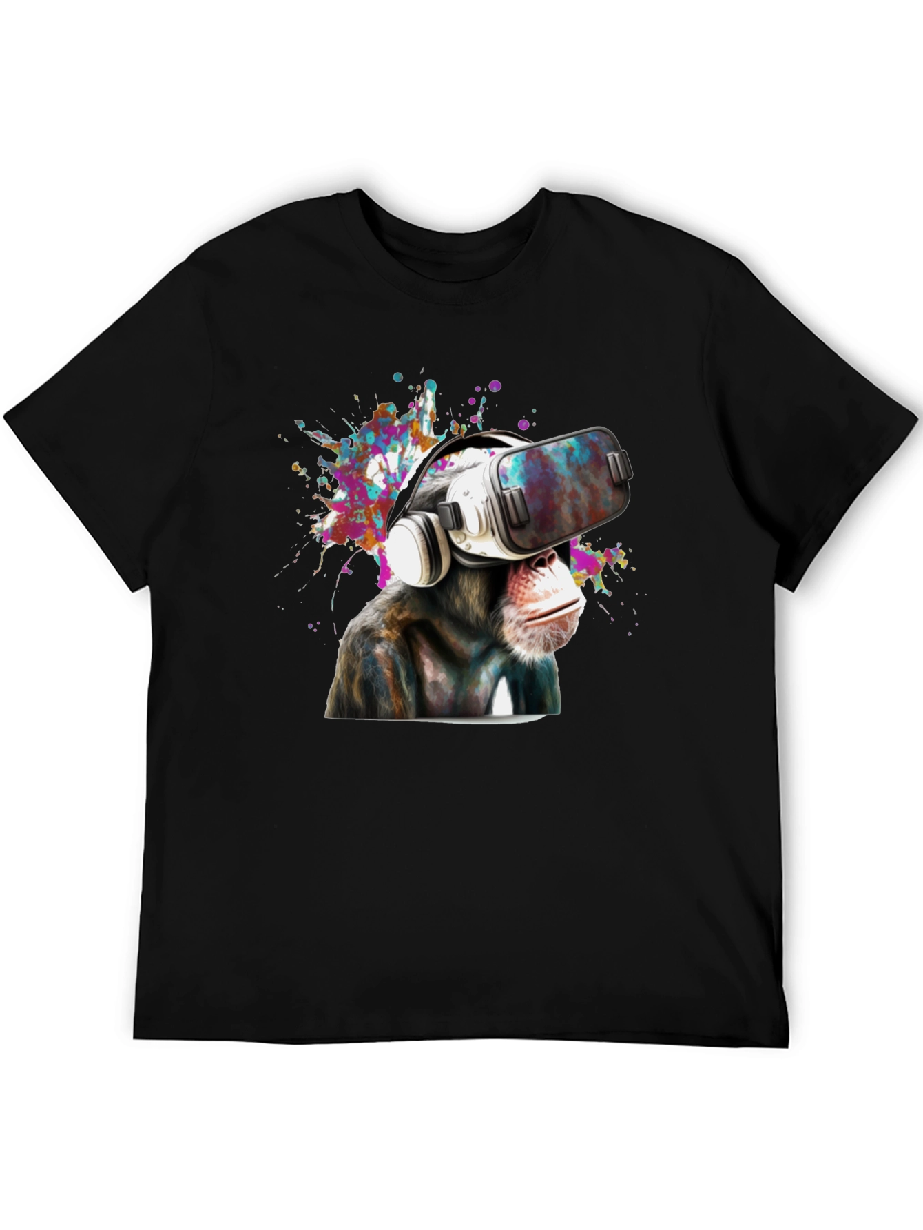 VR Monkey Graphic Tee - Cool Gamer T-Shirt