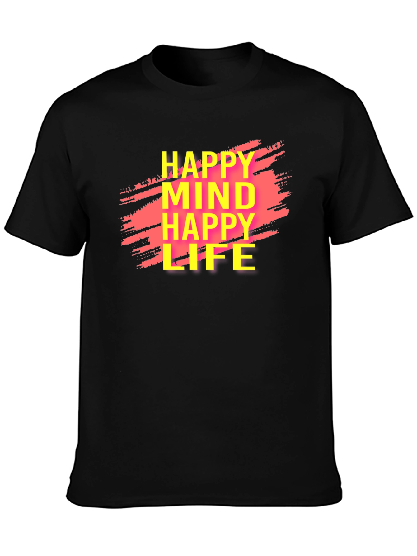 Happy Mind Happy Life Graphic Tee
