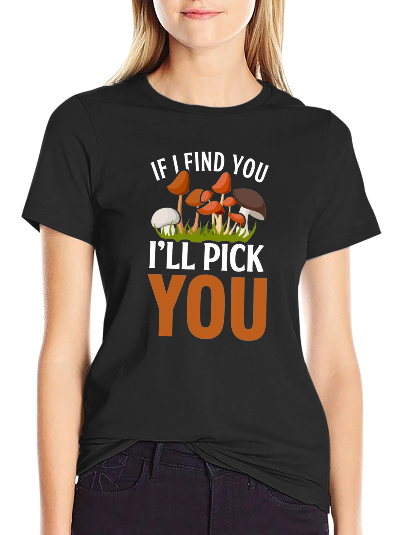 Mushroom Lover T-Shirt - Ill Pick You Funny Tee
