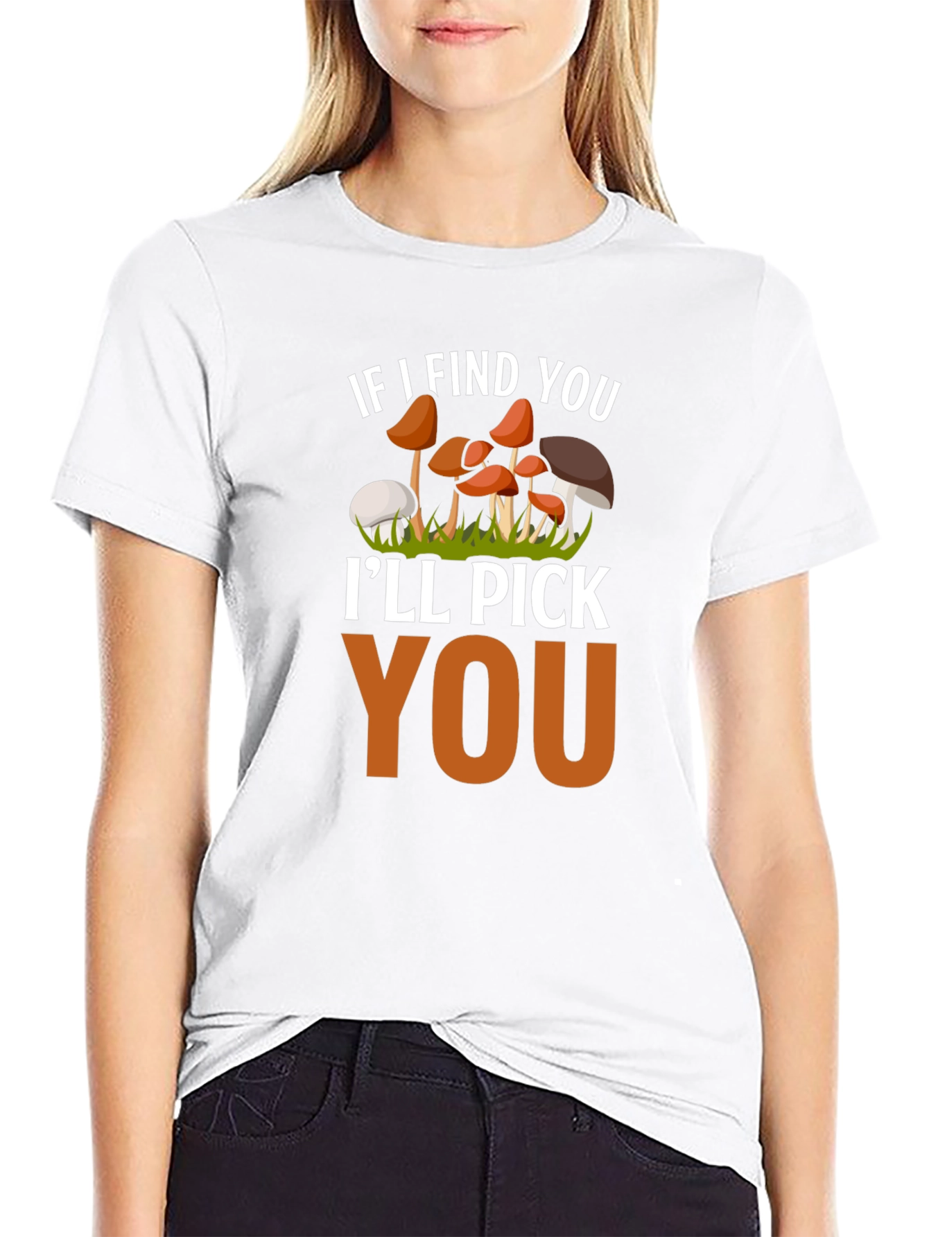 Mushroom Lover T-Shirt - Ill Pick You Funny Tee