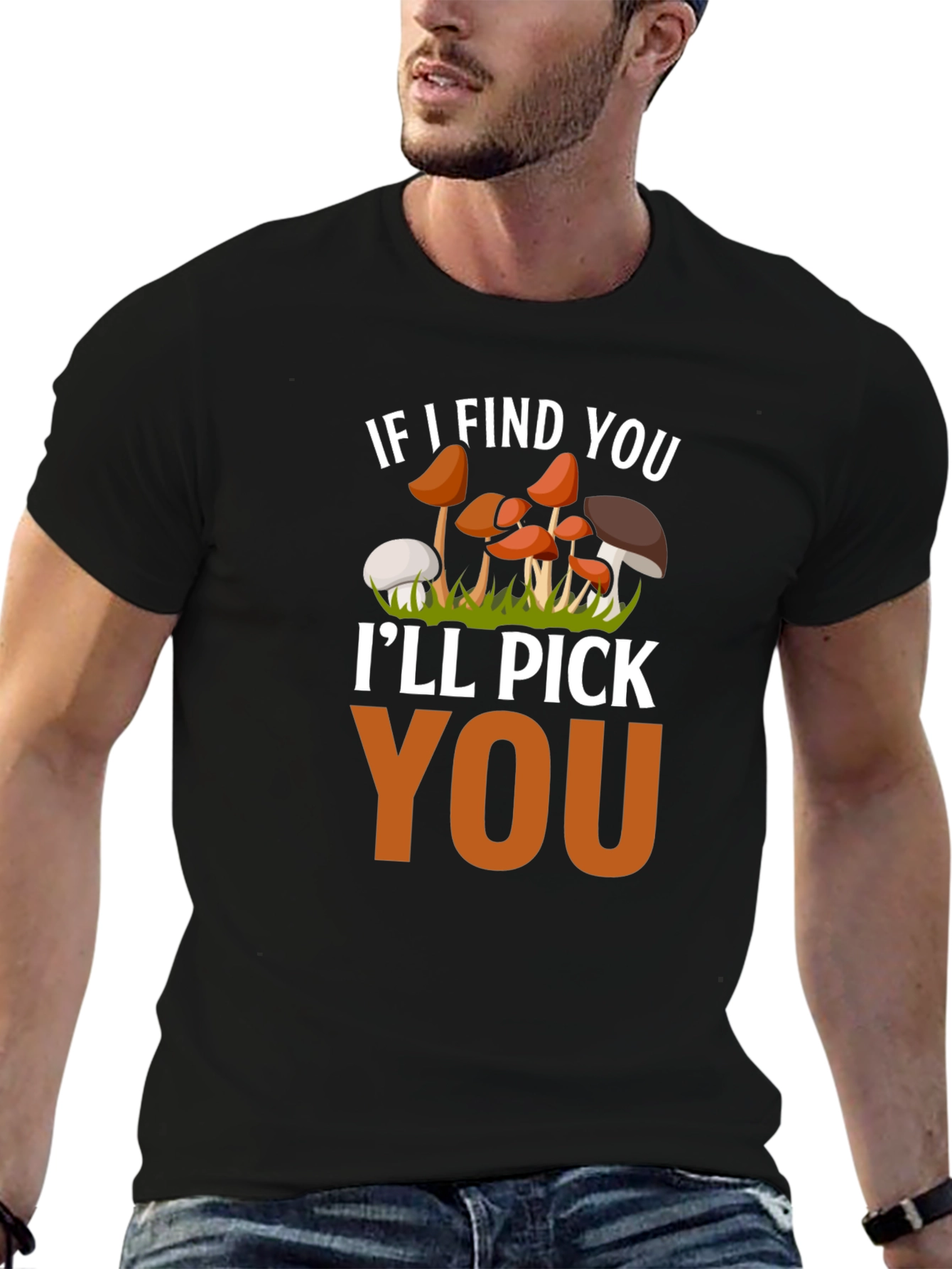 Mushroom Lover T-Shirt - Ill Pick You Funny Tee
