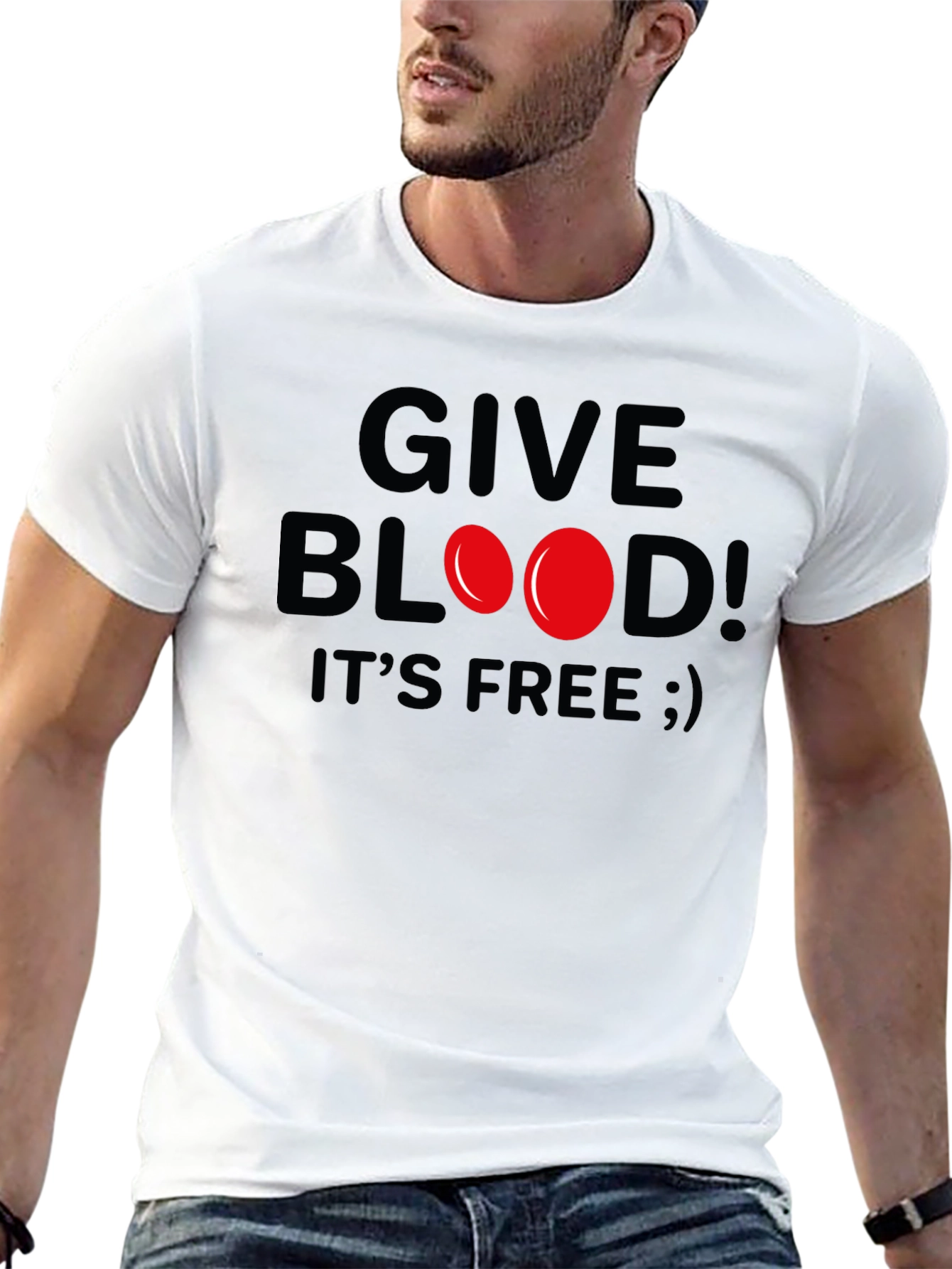 Give Blood Its Free Graphic T-Shirt