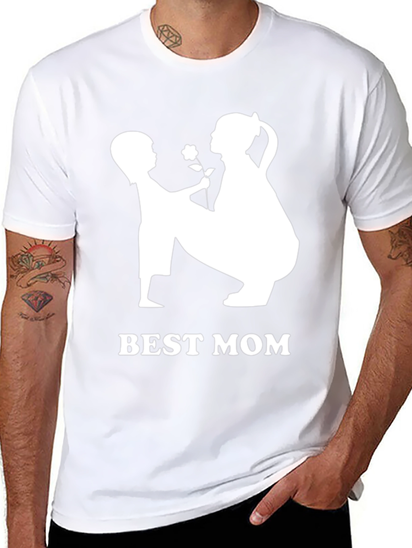 Best Mom Graphic T-Shirt - Black Unisex Tee