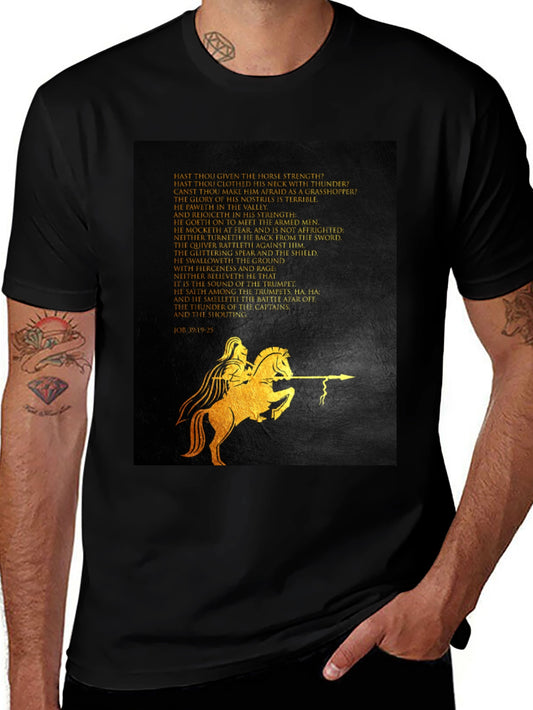Warrior Horse T-Shirt - Scripture Inspired Graphic Tee