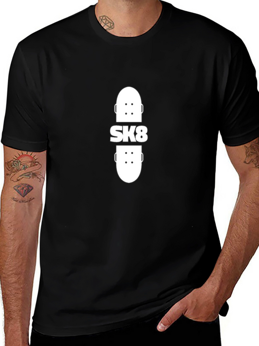 SK8 Skateboard T-Shirt - Cool Skateboarding Apparel