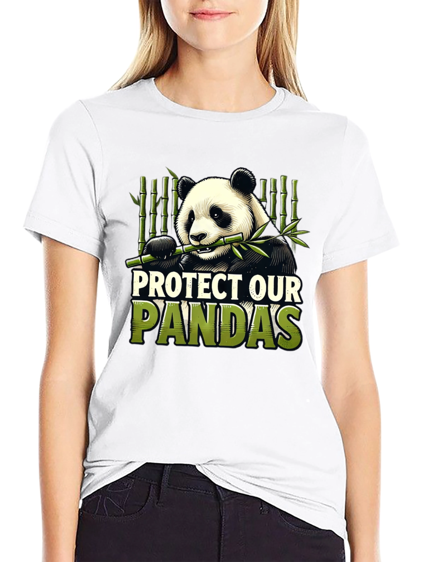 Protect Our Pandas Graphic Tee
