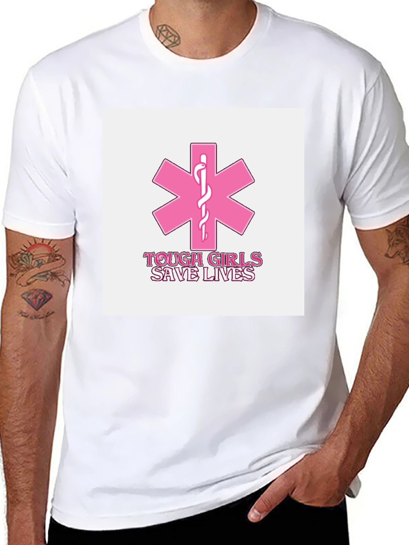 Tough Girls Save Lives EMS T-Shirt
