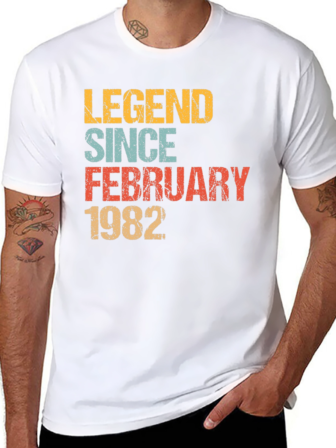 Legend Since February 1982 Black T-Shirt