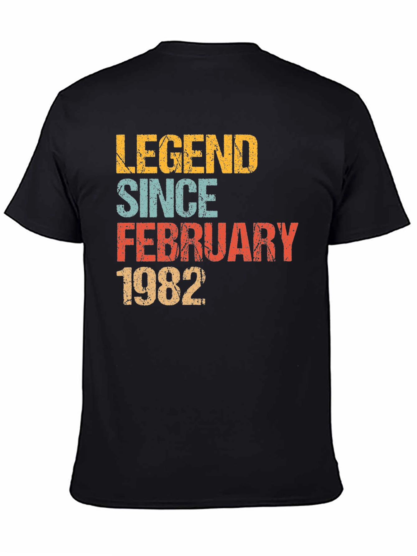 Legend Since February 1982 Black T-Shirt
