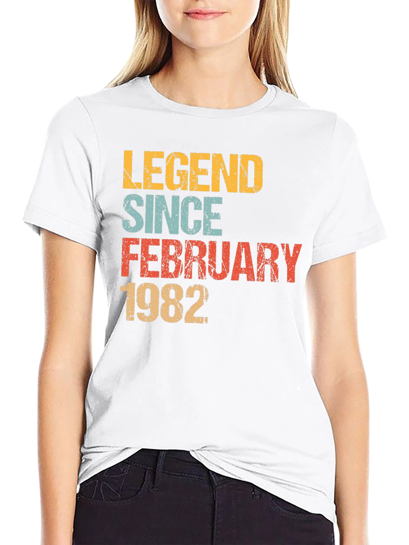 Legend Since February 1982 Black T-Shirt