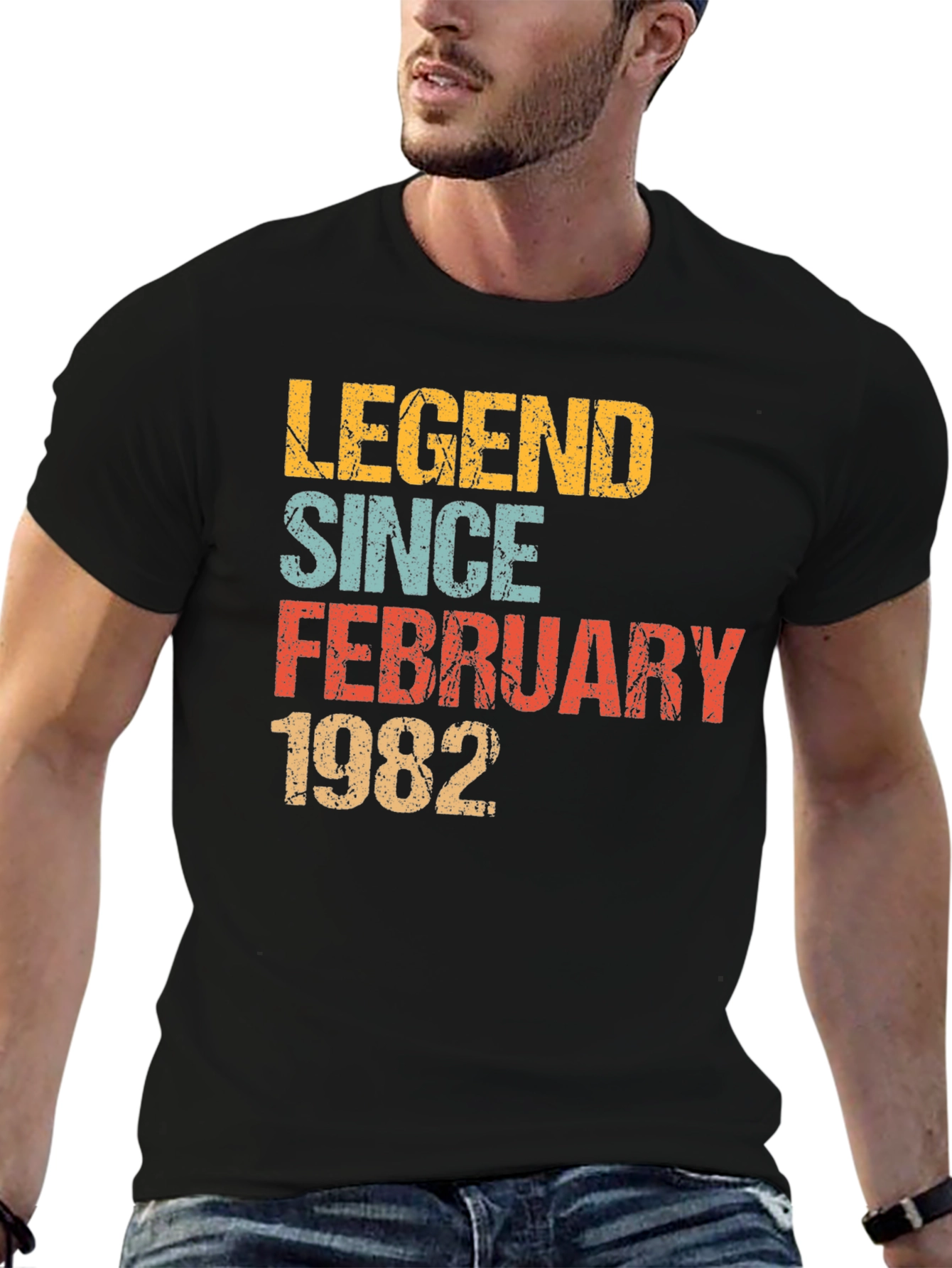 Legend Since February 1982 Black T-Shirt