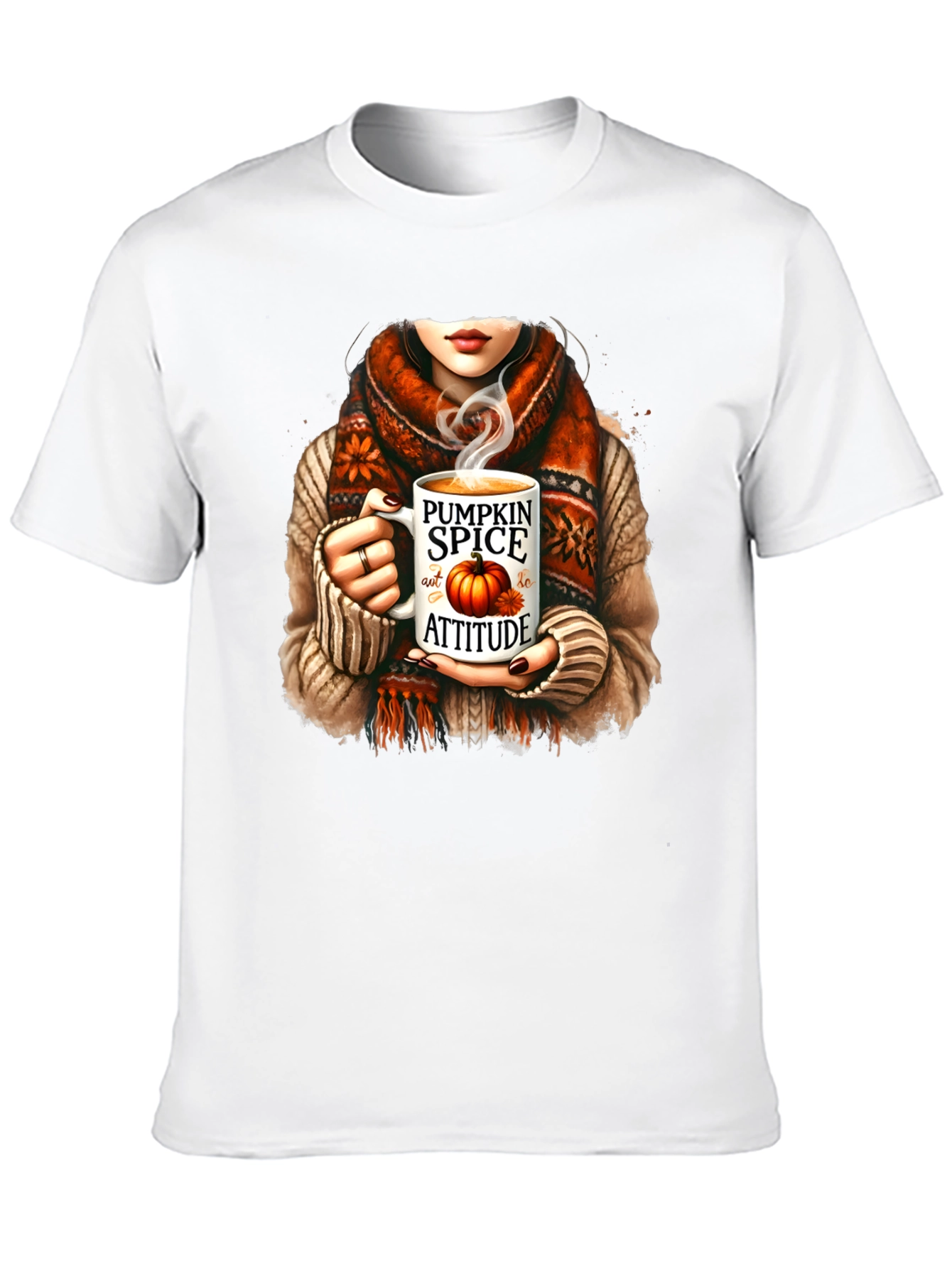 Pumpkin Spice Attitude T-Shirt Fall Graphic Tee