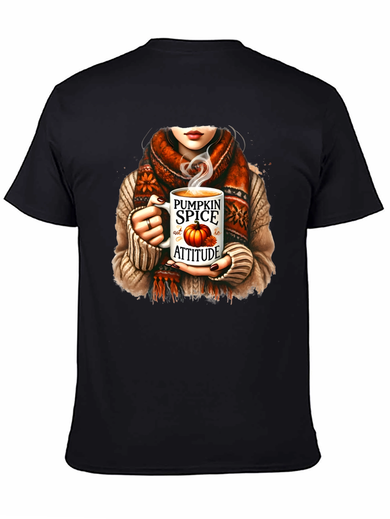 Pumpkin Spice Attitude T-Shirt Fall Graphic Tee
