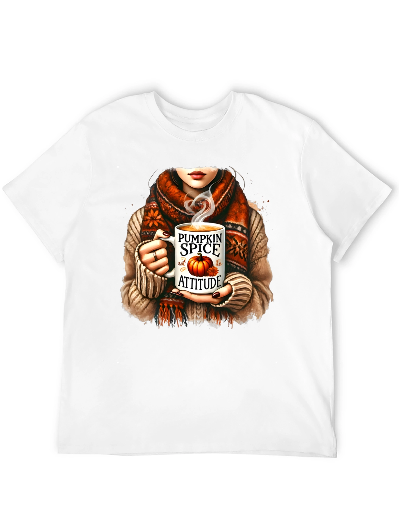 Pumpkin Spice Attitude T-Shirt Fall Graphic Tee