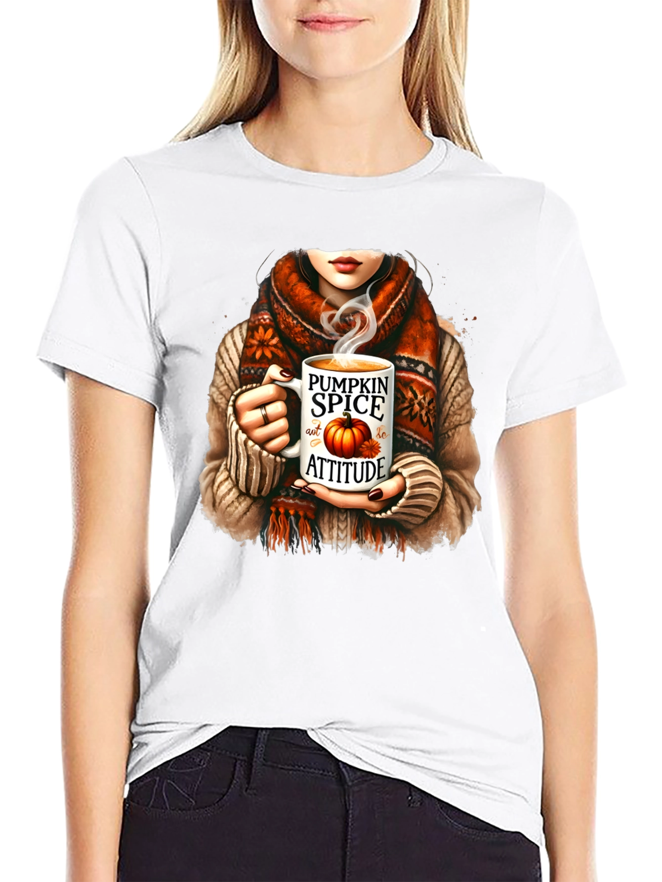 Pumpkin Spice Attitude T-Shirt Fall Graphic Tee