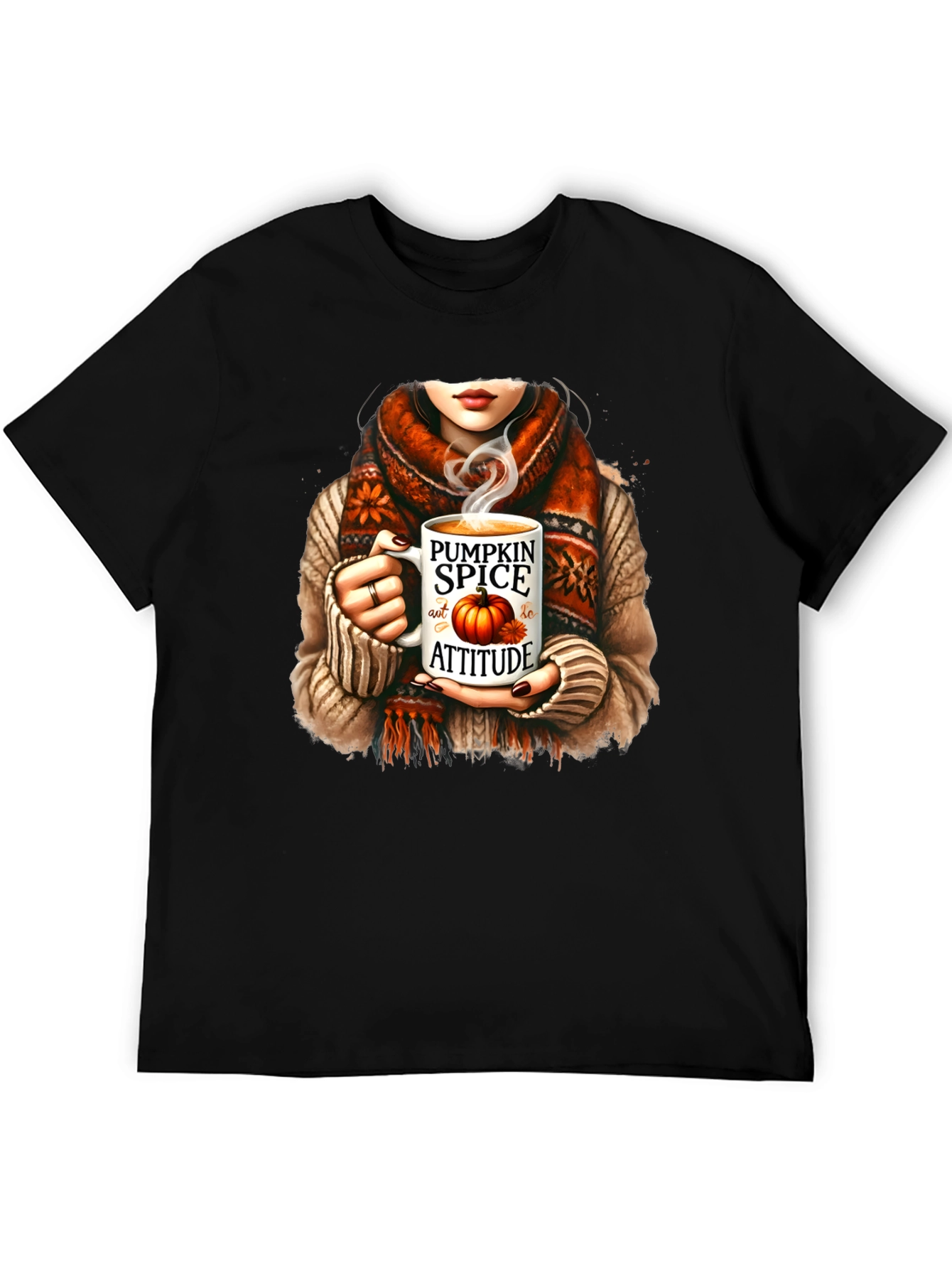 Pumpkin Spice Attitude T-Shirt Fall Graphic Tee
