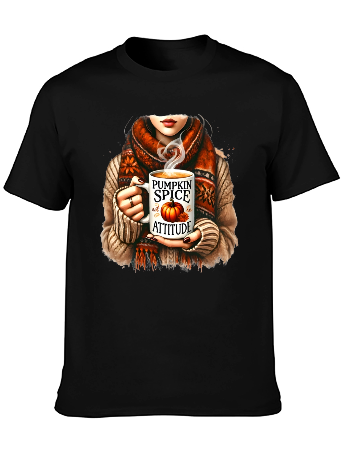 Pumpkin Spice Attitude T-Shirt Fall Graphic Tee