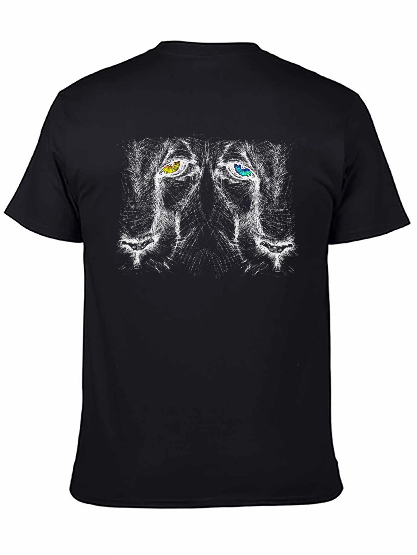 Lion Eyes Graphic Tee - Unique Design