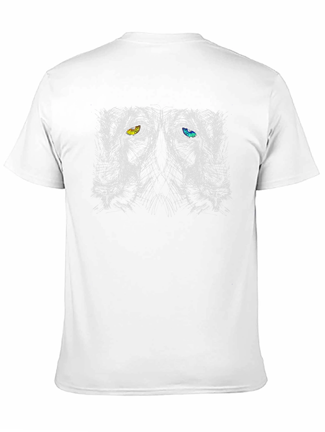 Lion Eyes Graphic Tee - Unique Design
