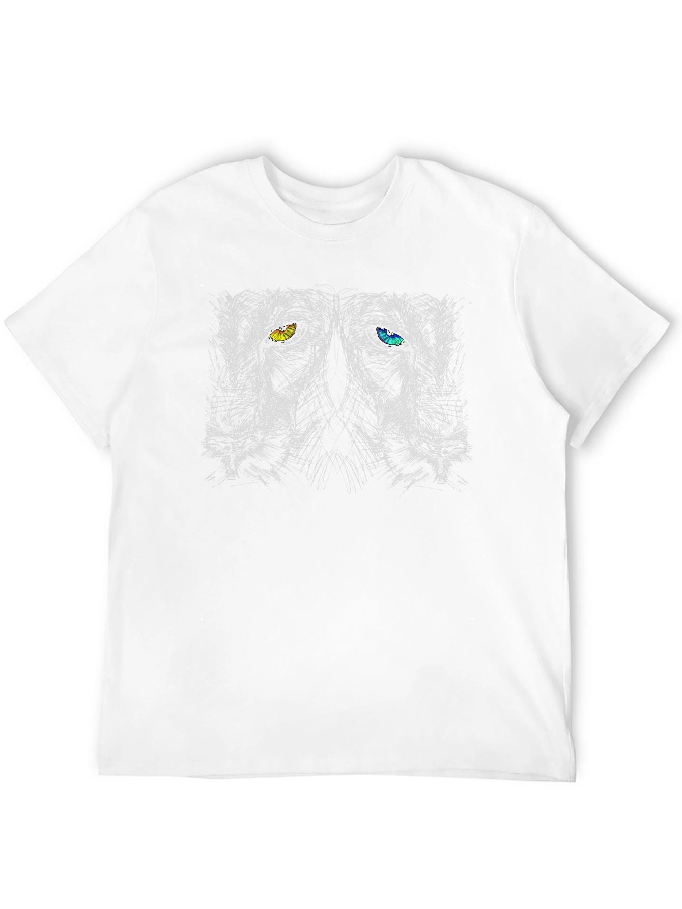 Lion Eyes Graphic Tee - Unique Design