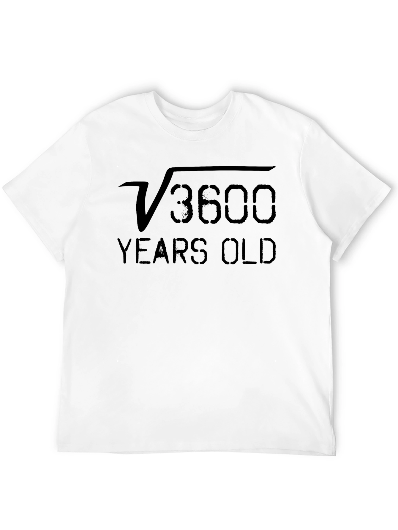 Funny 60th Birthday T-Shirt - Square Root of 3600