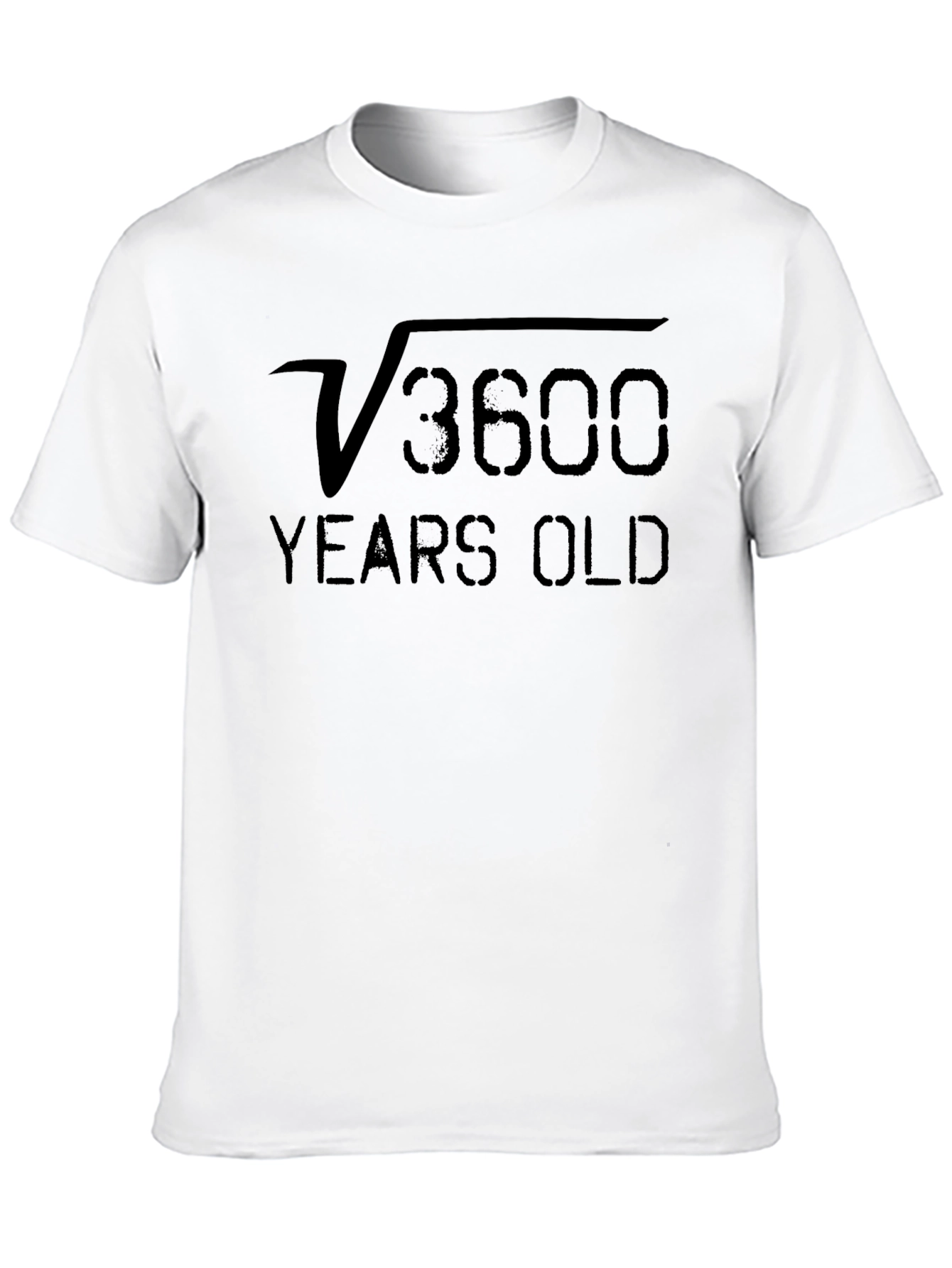Funny 60th Birthday T-Shirt - Square Root of 3600