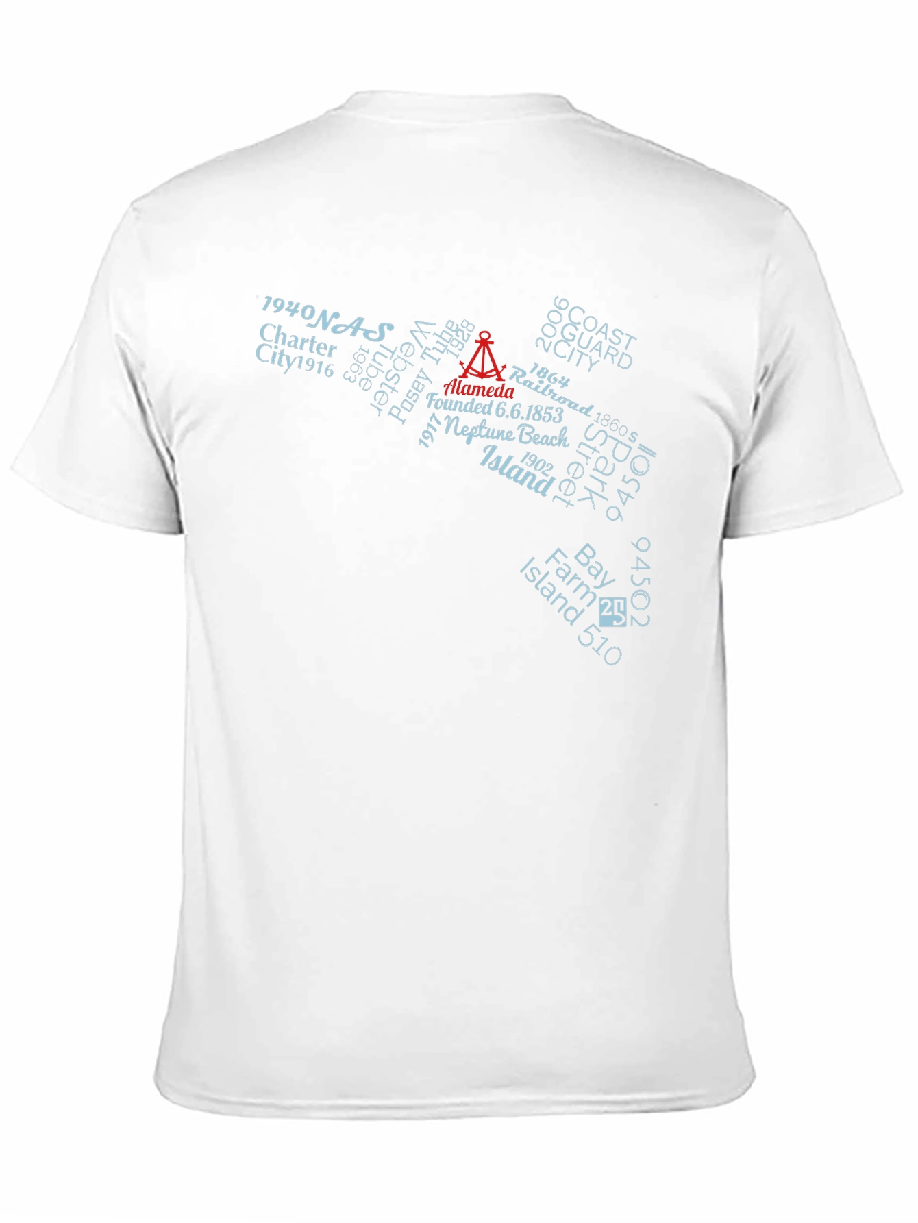 Alameda Island History Graphic T-Shirt