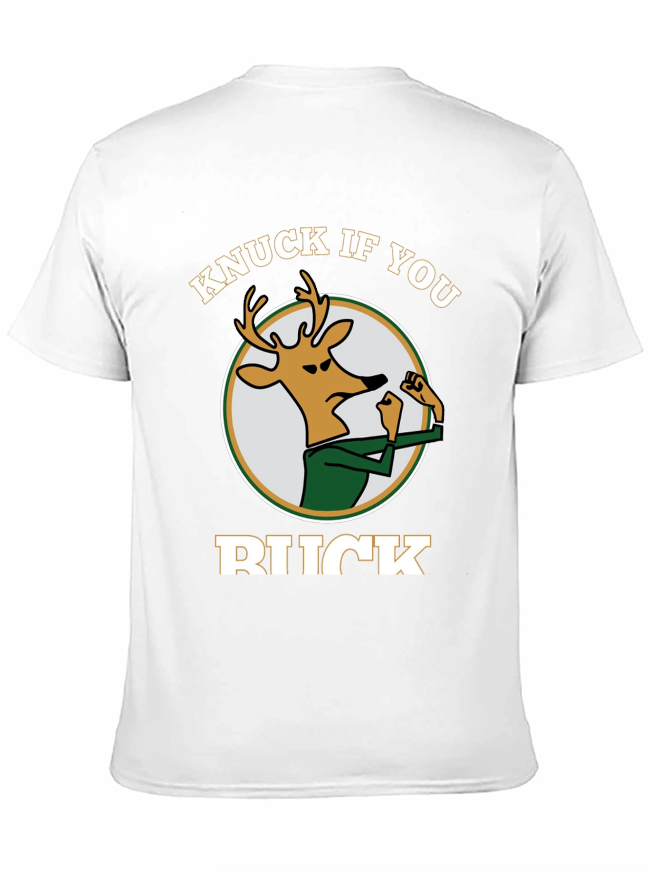 Knuck If You Buck Graphic Tee - Black Cotton