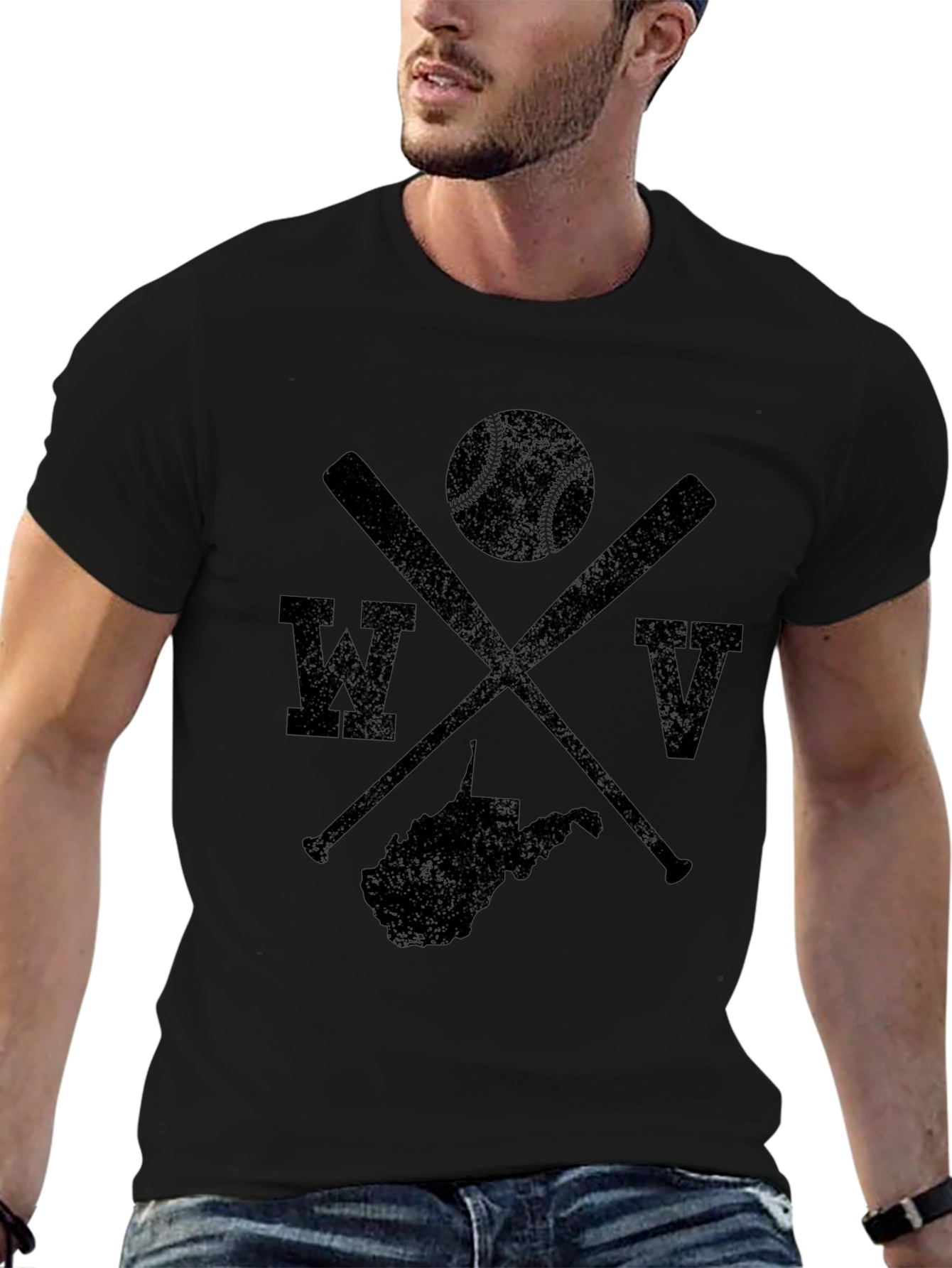 WV Baseball Tee - West Virginia Pride!