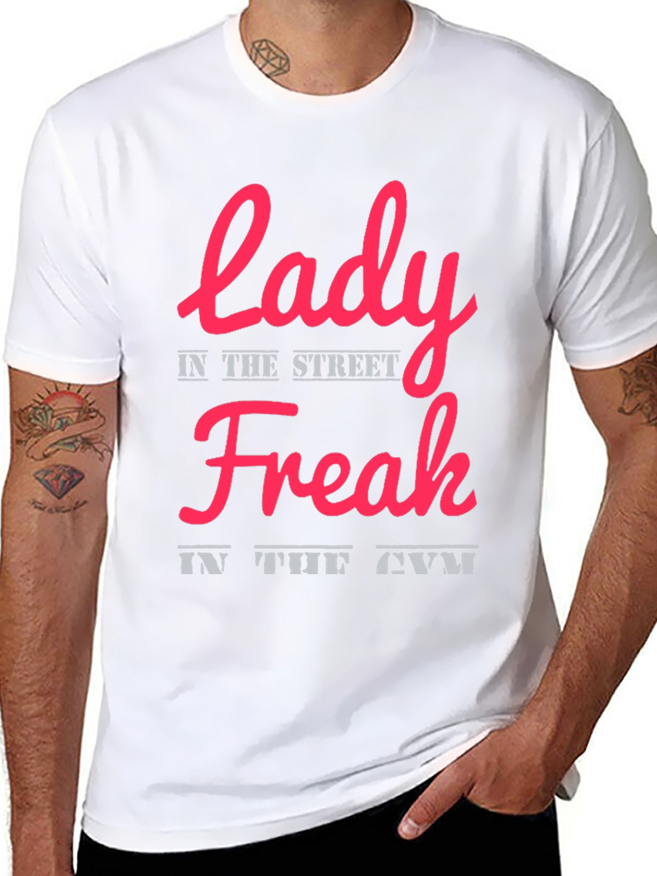 Lady Freak T-Shirt: Street Style Meets Gym Life