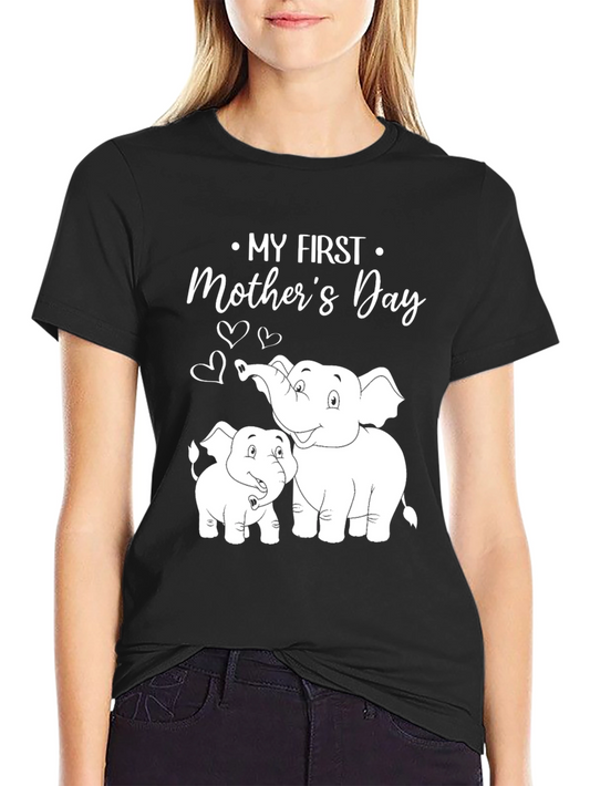 My First Mothers Day Elephant T-Shirt