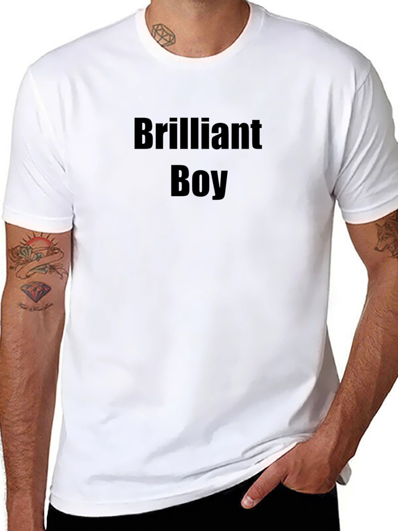 Brilliant Boy Black T-Shirt