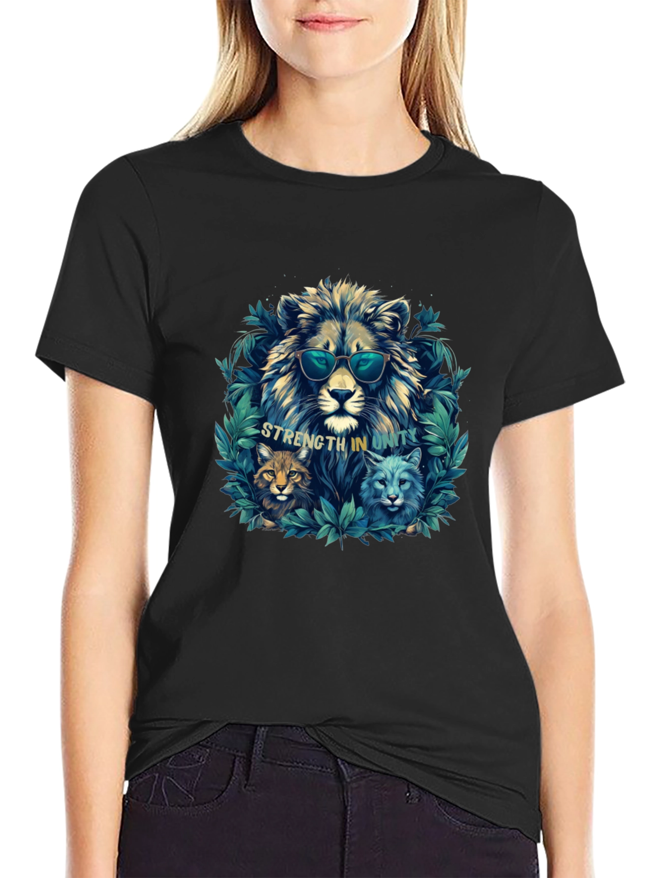 Strength In Unity Lion Graphic Tee