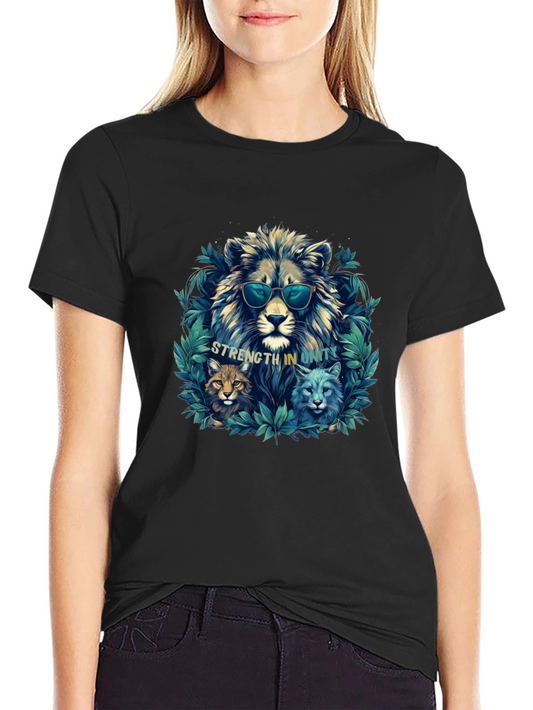 Strength In Unity Lion Graphic Tee