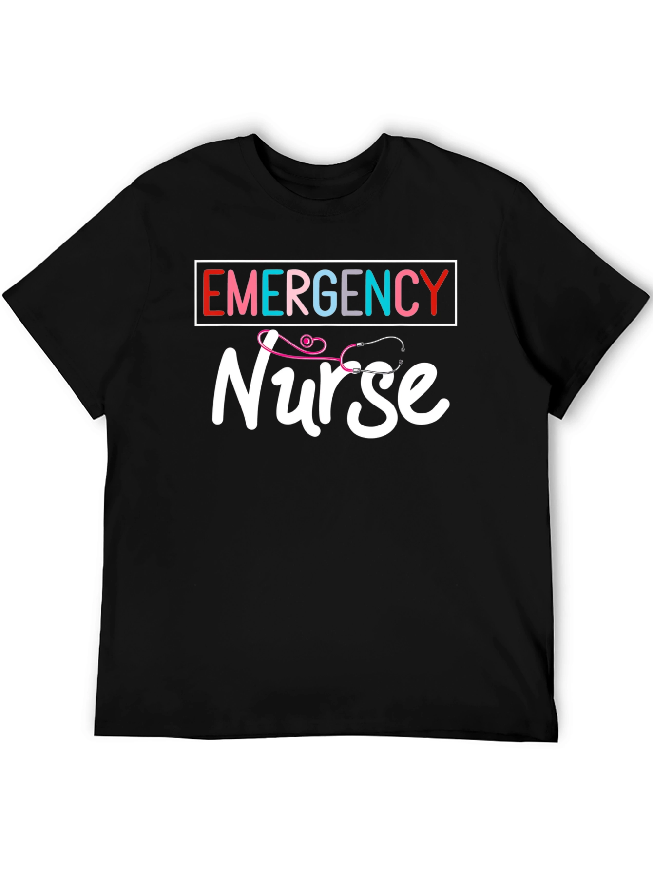 Emergency Nurse Black T-Shirt