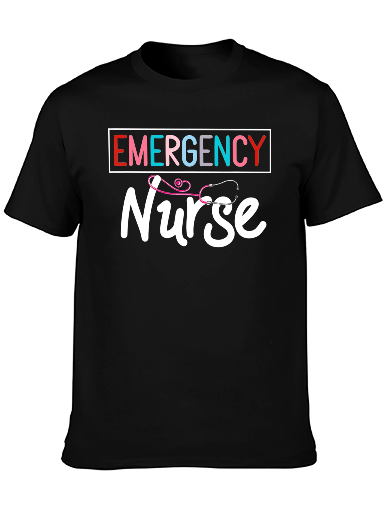 Emergency Nurse Black T-Shirt