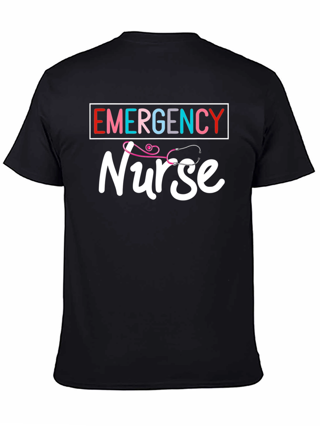 Emergency Nurse Black T-Shirt