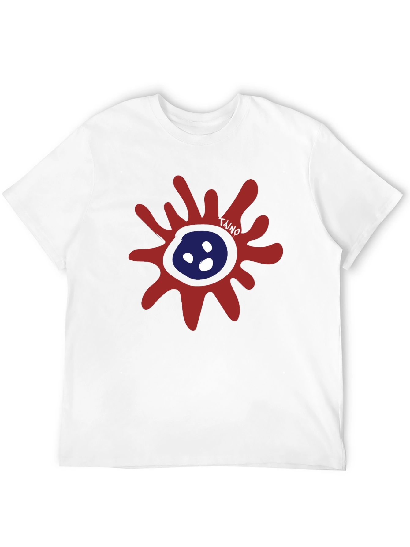 Taino Sun Graphic T-Shirt - Black Casual Tee