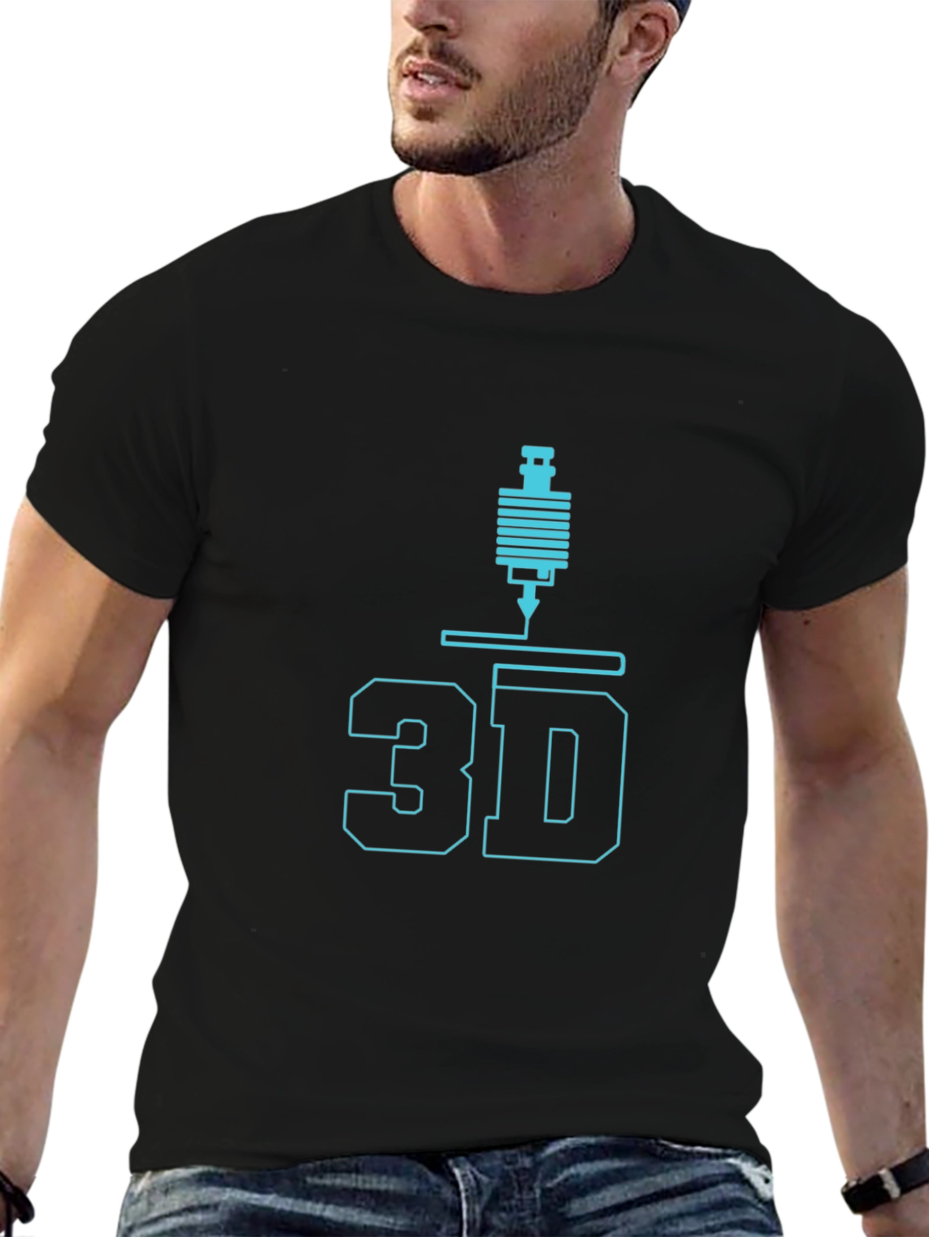 3D Printer T-Shirt - Black