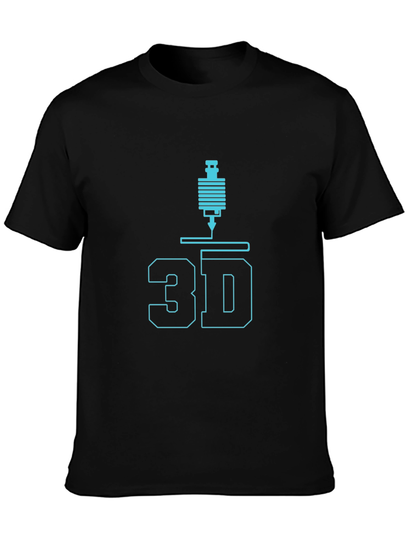 3D Printer T-Shirt - Black